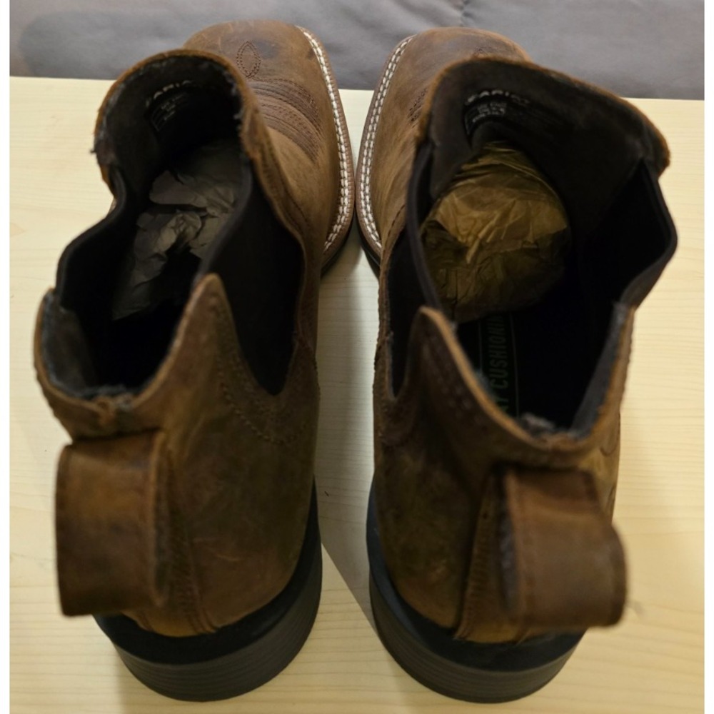 Ariat® (Men's 10 D) Booker™ Chelsea Wide Square Toe Western Boot - $150 - Picture 7 of 12